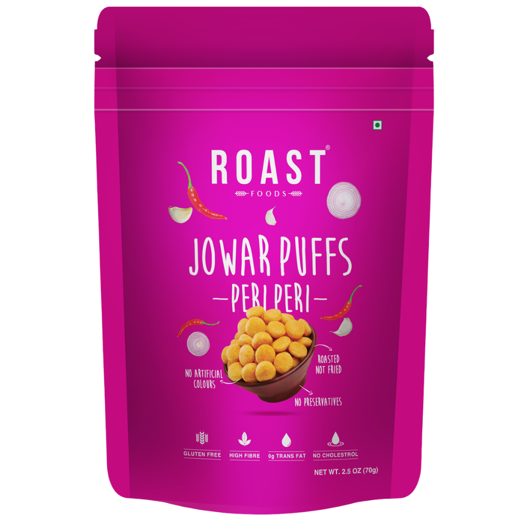 Roast Food Peri Peri Juwar Puff 70 g buy online USA - 1